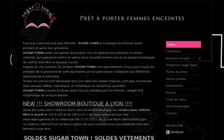 sugartown.fr website preview
