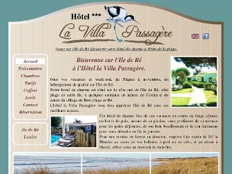hotel-lavillapassagere.fr website preview