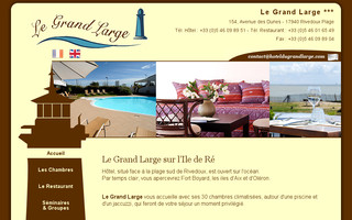 hoteldugrandlarge.com website preview