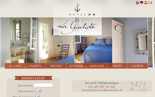 hotellagaliote.com website preview