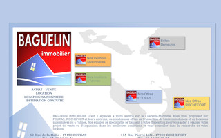 baguelin-immobilier.com website preview