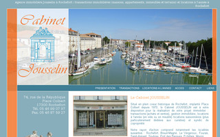 jousselin-immobilier.com website preview