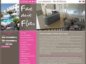 hotel-faceauxflots-oleron.com website preview