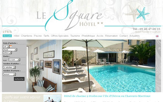 le-square-hotel.fr website preview