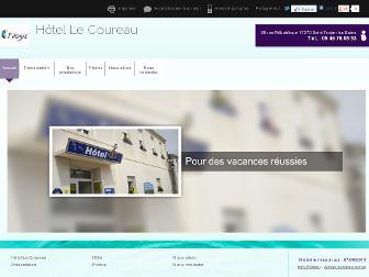 hotel-le-coureau-17.fr website preview