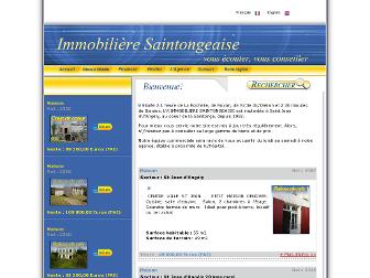 immobiliere-saintongeaise.fr website preview