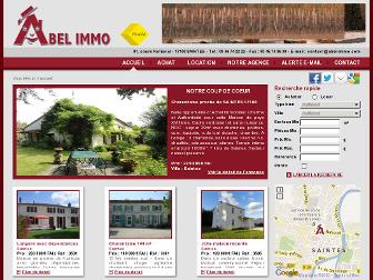 abel-immobilier-saintes.com website preview