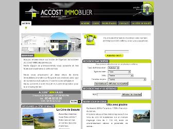 accost-immobilier.fr website preview