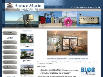 agence-marine-immobilier.com website preview