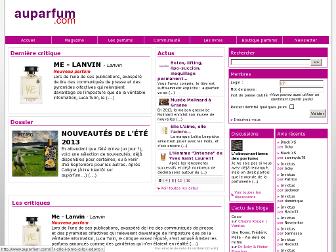 auparfum.com website preview