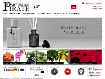 pirate-parfum.fr website preview