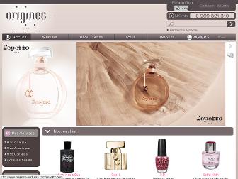 origines-parfums.com website preview
