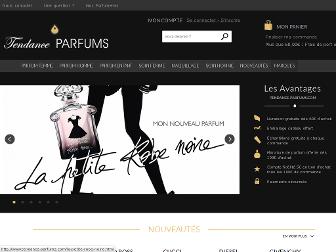 tendance-parfums.com website preview