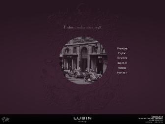lubin-parfum.fr website preview