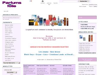 parfums-de-folie.com website preview