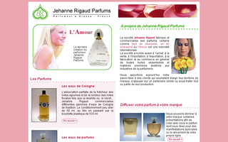 rigaud-parfums.fr website preview