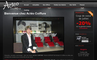acteo-coiffure.fr website preview