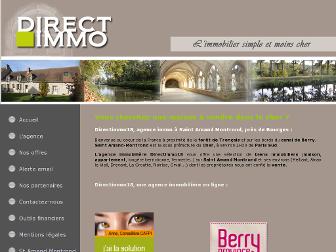 directimmo18.com website preview