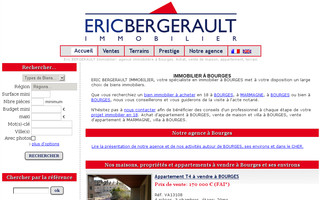 bergerault-immobilier.com website preview