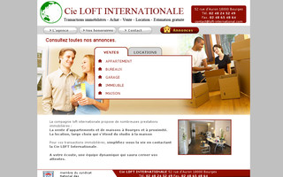 loft-international.com website preview