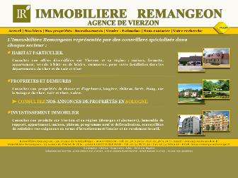 immobiliere-remangeon.fr website preview