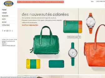fossil.fr website preview