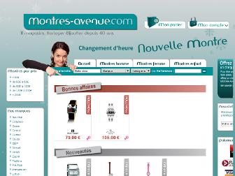 montres-avenue.com website preview