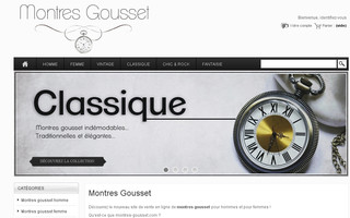 montres-gousset.com website preview