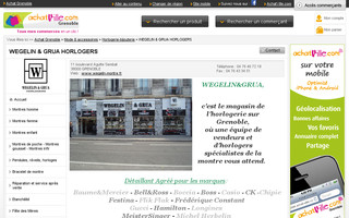 wegelin-montre.fr website preview