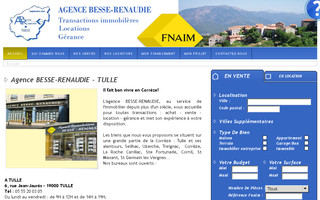 agence-besserenaudie.com website preview