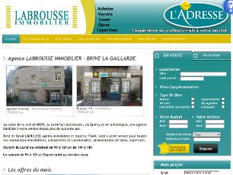 labrousse-immobilier.com website preview