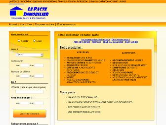 lepacte-immobilier.fr website preview