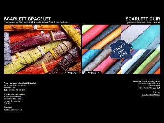 scarlett-bracelets-paris.com website preview