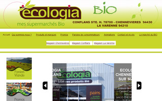ecologiabio.fr website preview
