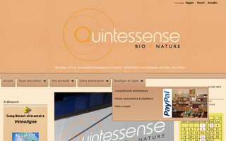 quintessense.fr website preview