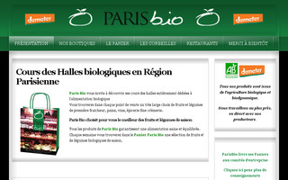 parisbio.com website preview