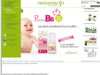 pranarom.com website preview