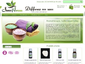 sens-arom.com website preview