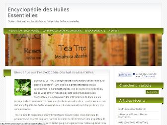 encyclopedie-huiles-essentielles.fr website preview