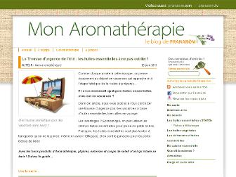 mon-aromatherapie.com website preview