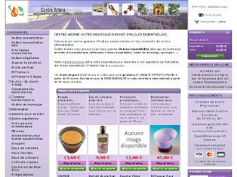 centre-arome.fr website preview