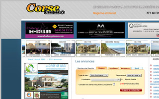 corse-immo.com website preview