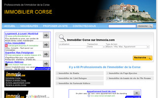 immobiliercorse.com website preview