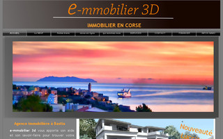 e-mmobilier3d.com website preview