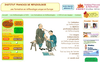 reflexologie-institut.fr website preview