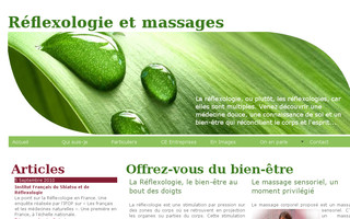 lareflexologie.fr website preview