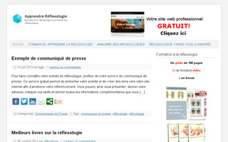 apprendre-reflexologie.com website preview