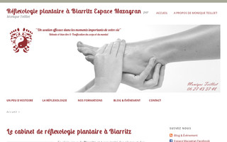 reflexologie-biarritz.com website preview