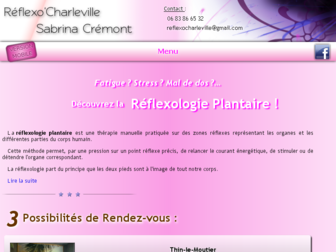 reflexologieplantaire-sabrinacremont-charleville.com website preview