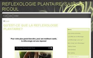 reflexologue-rennes.fr website preview